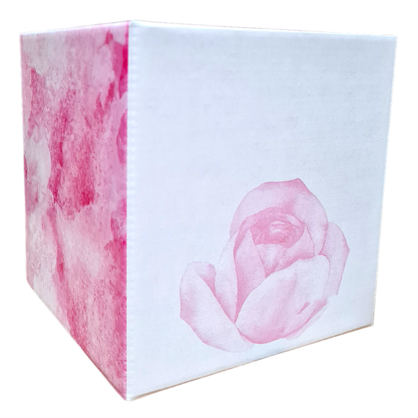 10 Unds Cachepot Quadrado Pote 15 - Mármore Rosa - Imagem 2