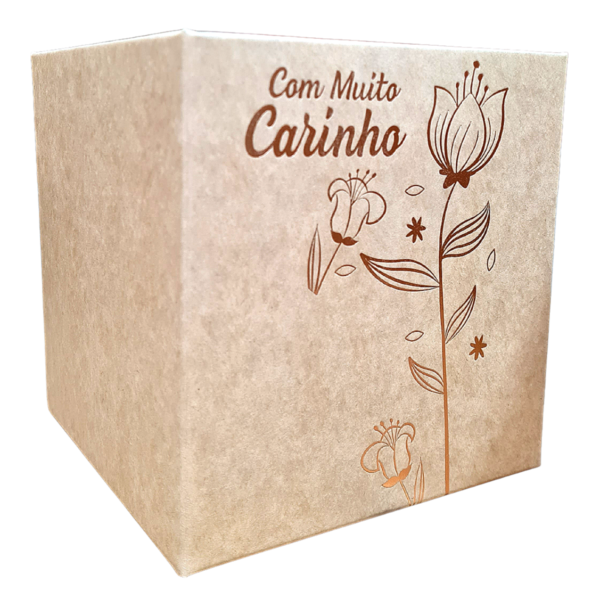 10 Unds Cachepot Quadrado Pote 15 - Kraft Delicada - Imagem 2