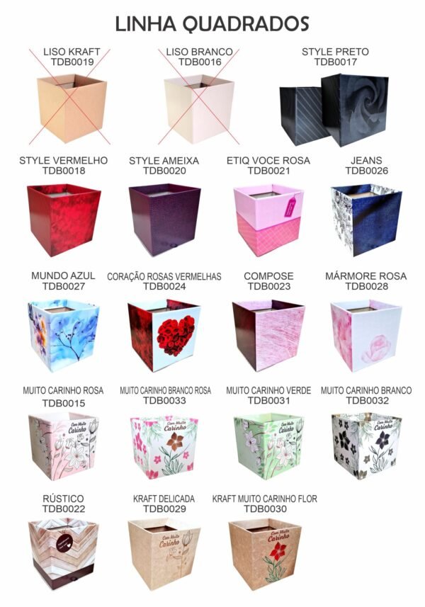 10 Unds Cachepot Quadrado Pote 15 - Style Preto - Imagem 3
