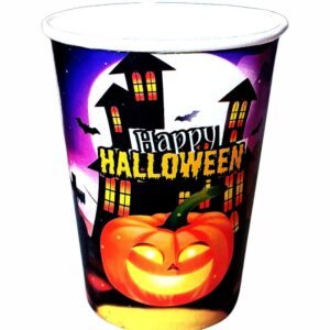 10 Copos Papel Descartável 240ml Festa – Halloween Happy