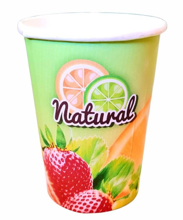 10 Copos Papel Descartável 240ml Café Festa - Suco Natural