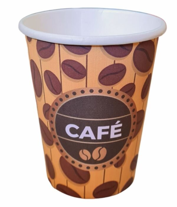 10 Copos Papel Descartável 240ml Festa Suco - Café Grãos