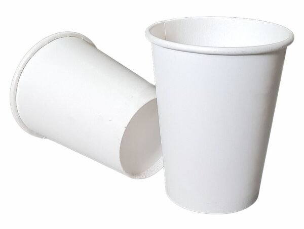 10 Copos Papel Descartável 240ml Café Festa Suco - Branco - Imagem 5