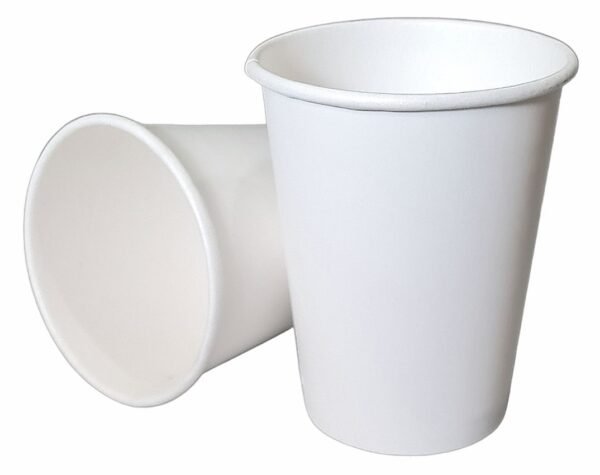 10 Copos Papel Descartável 240ml Café Festa Suco - Branco - Imagem 3