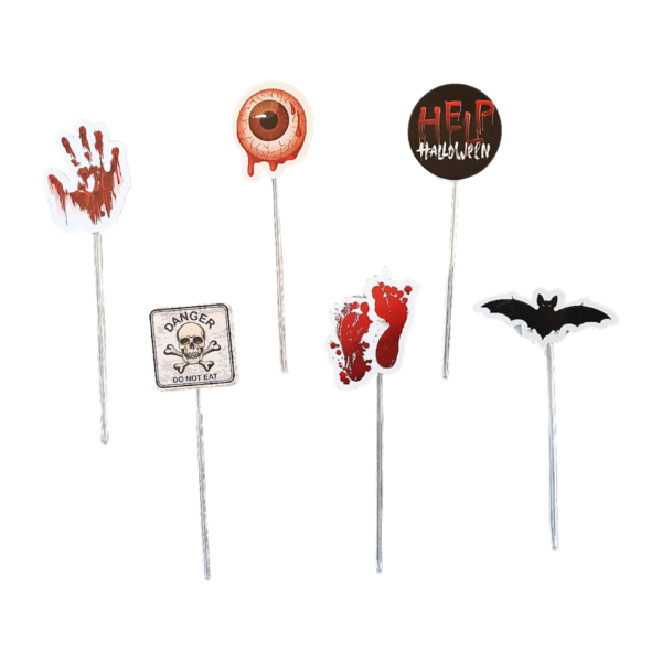 Pick para Docinho Pct 36 unds - Halloween Mão