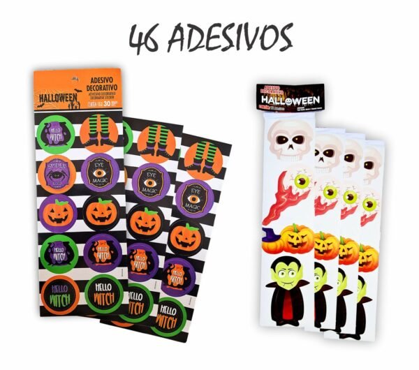 Kit Completo Faixa Copos Decoração - Festa Halloween - Imagem 3