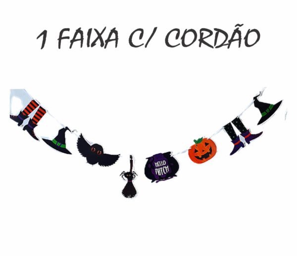 Kit Completo Faixa Copos Decoração - Festa Halloween - Imagem 7
