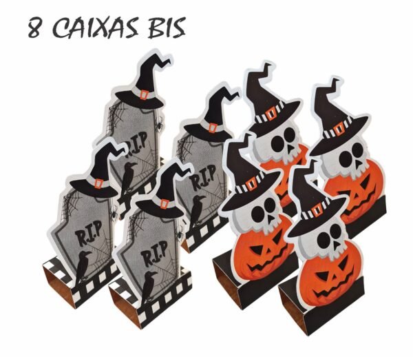 Kit Completo Faixa Copos Decoração - Festa Halloween - Imagem 5