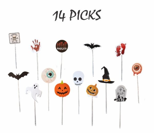 Kit Completo Faixa Copos Decoração - Festa Halloween - Imagem 2