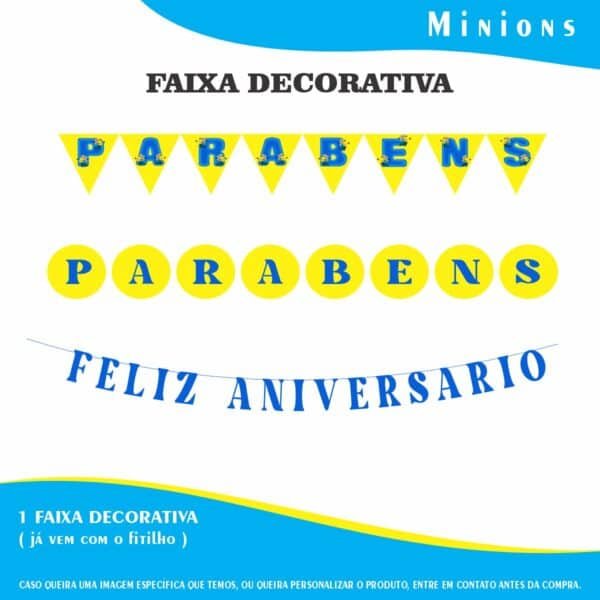 Kit Festa Minions - Fácil Montagem e Decoração Rápida para Festa Infantil - Imagem 7