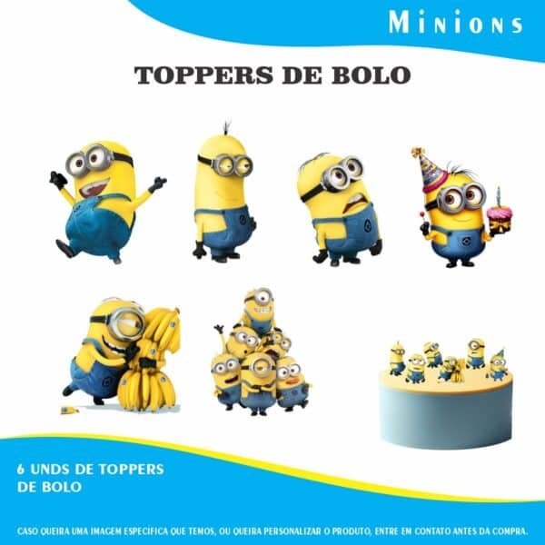 Kit Festa Minions - Fácil Montagem e Decoração Rápida para Festa Infantil - Imagem 5